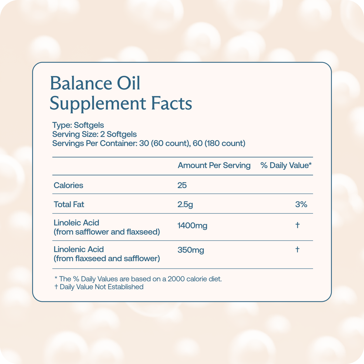Balance Oil (Omega 6 + 3) image 3