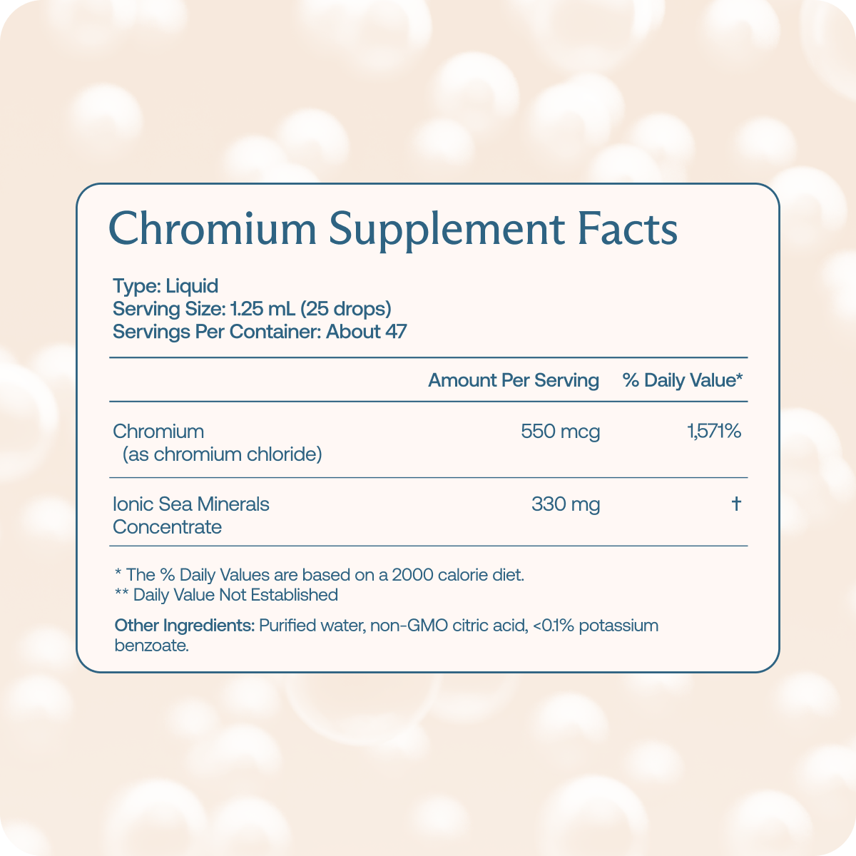 Liquid Chromium Supplement image 2