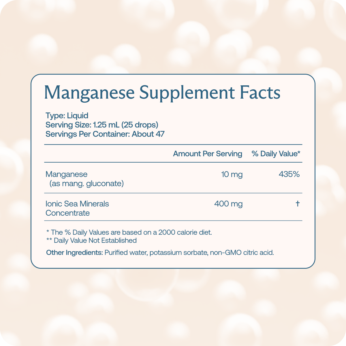 Liquid Manganese Supplement image 2