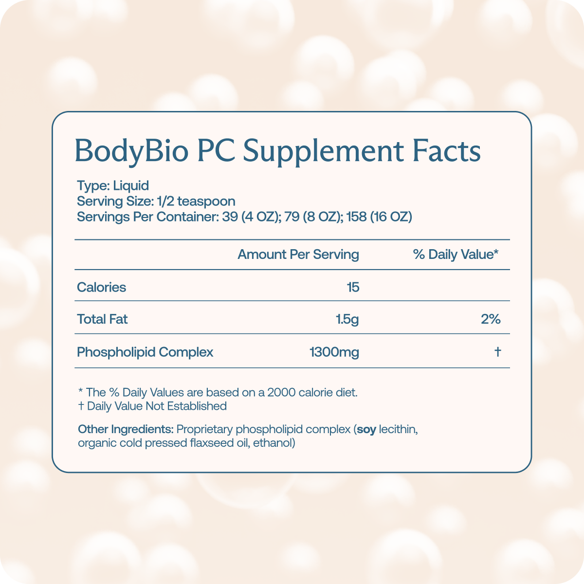BodyBio PC (Phospholipid Complex) image 5