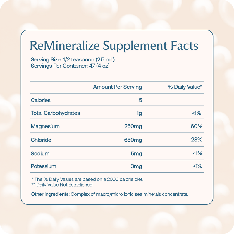 ReMineralize: Power Your Cells with Macro + Trace Minerals