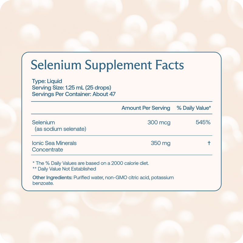 Liquid Selenium Supplement