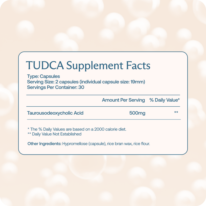 TUDCA: Liver Health Supplement